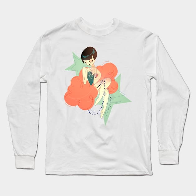 Dolly Long Sleeve T-Shirt by mrhaliboot